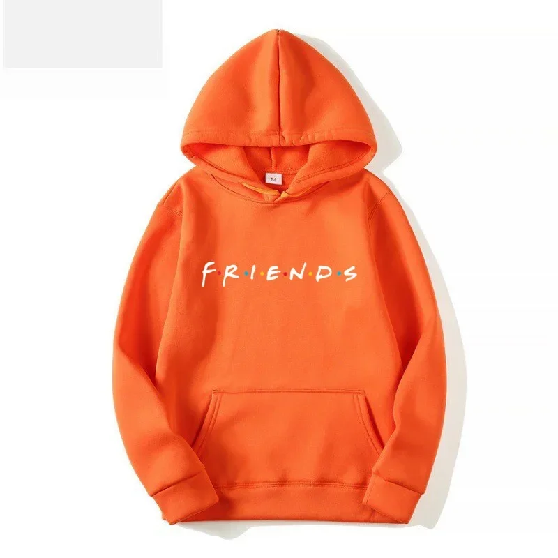 2024 New Autumn and winter fashion friends hoodie sweatshirt white friend shirt and hat hooded sweatshirt for men and women - Image 4