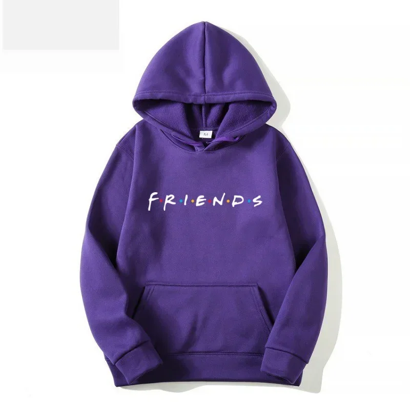 2024 New Autumn and winter fashion friends hoodie sweatshirt white friend shirt and hat hooded sweatshirt for men and women - Image 5