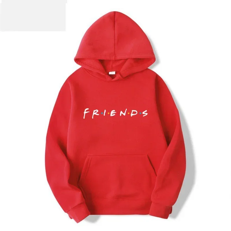 2024 New Autumn and winter fashion friends hoodie sweatshirt white friend shirt and hat hooded sweatshirt for men and women - Image 3